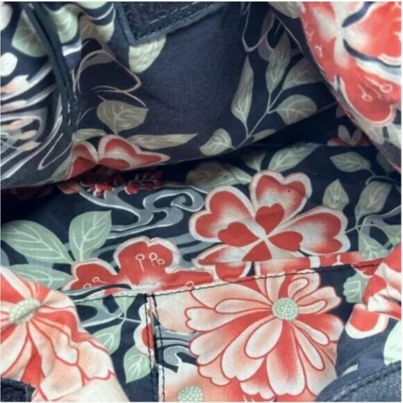 Lucky Brand Boho Soft Leather Black Hobo Shoulder Bag - Picture 6 of 13